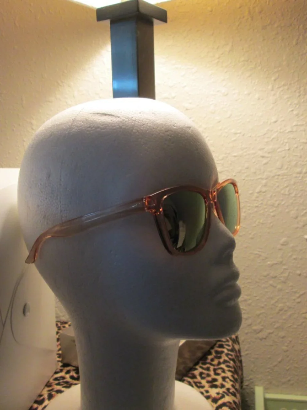 Cute Pinkish orange protective sunglasses reflective, NEW
